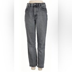 Abercrombie & Fitch The Mom High Rise Size 27 Grey Jeans